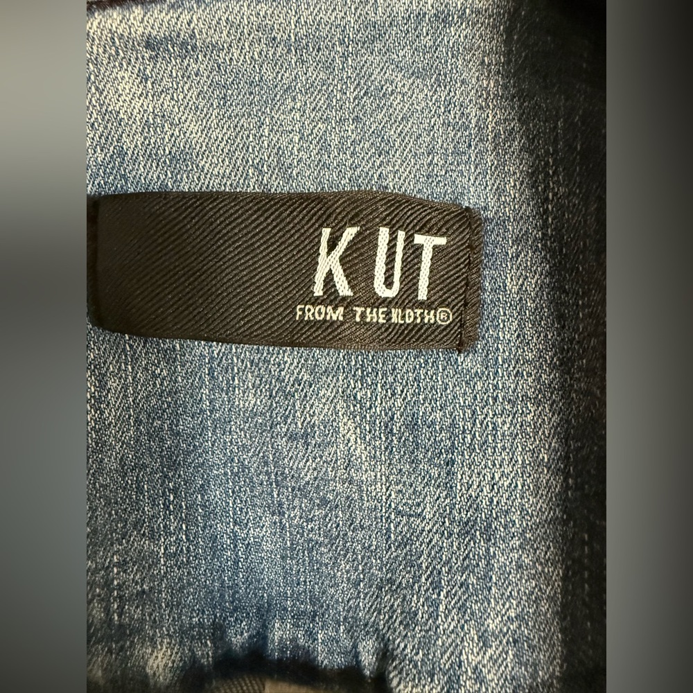 KUT FROM THE KLOTH Women's Kara Blue Denim Jacket - XS - Picture 7 of 10